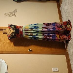 Desigual. Clavelitos. Maxi dress. Size 38